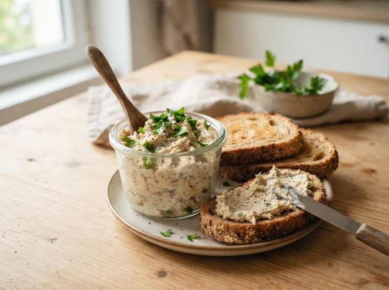 Paté de pollo con yogur